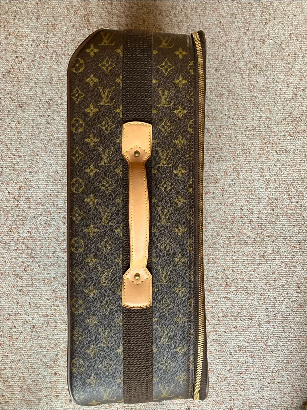 Louis Vuitton Monogram Pegase 55 Rolling Carry-On with Natural Trim